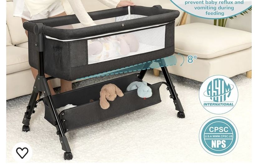 New In Box- Foalom 3 In 1 Beside Sleeper/Bassinet/Cradle