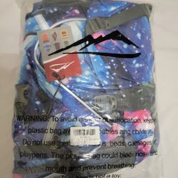 Galaxy Print Hiking Backpack B764-001, USB Port, Fits 15.6" Laptop