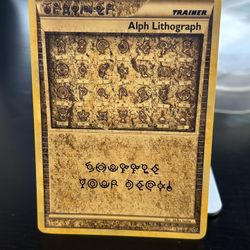 2010 Pokemon TCG Alph Lithograph TWO  HS Unleashed