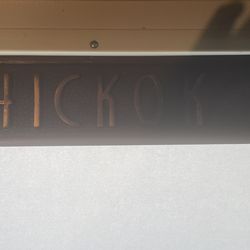 Vintage Hickok Bar-H Heavy wood picture frame