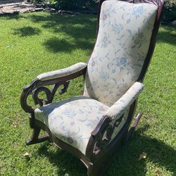 Antique Wooden Rocking Chair 