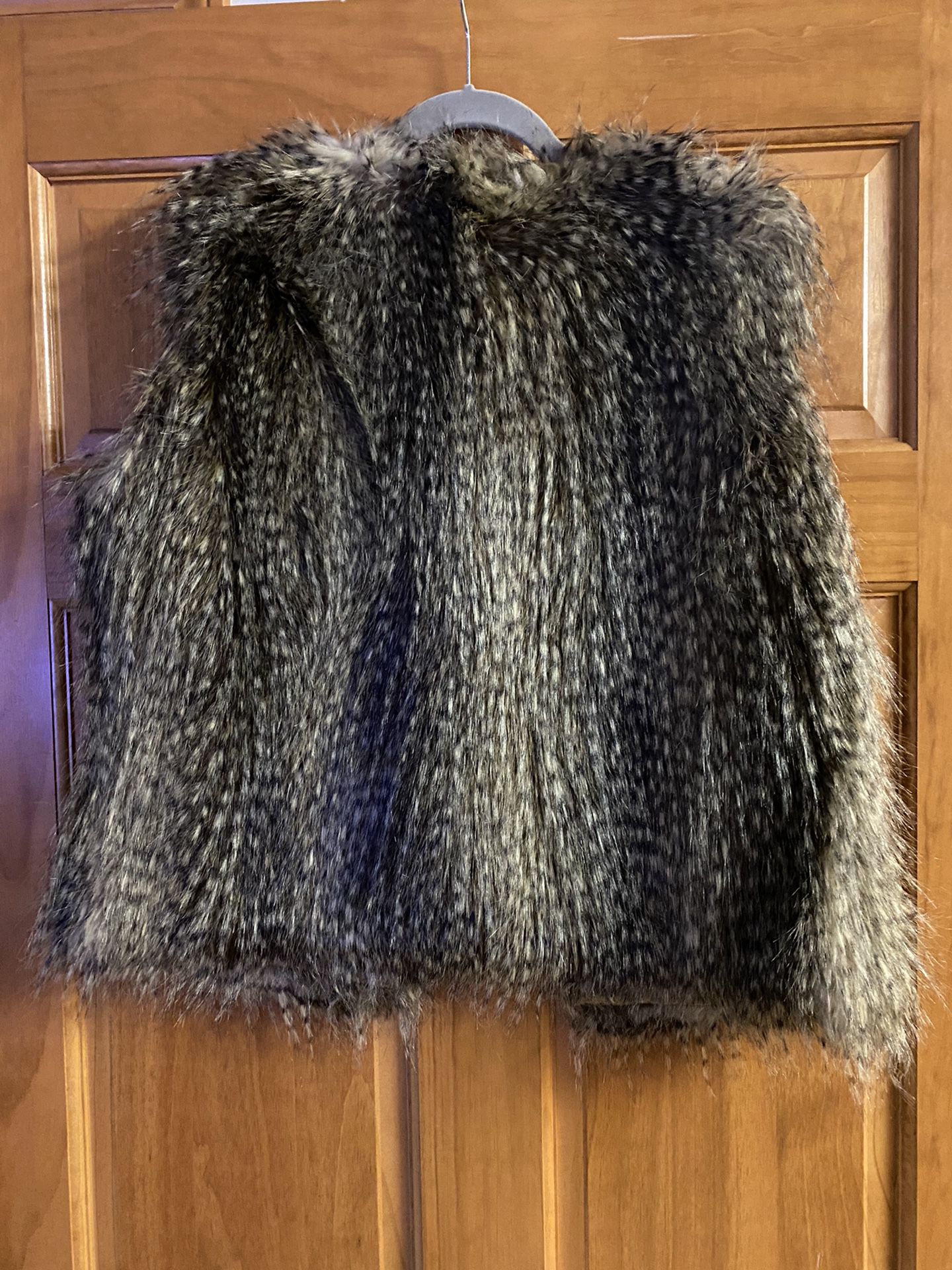 Express Faux Fur Vest- perfect for Fall!