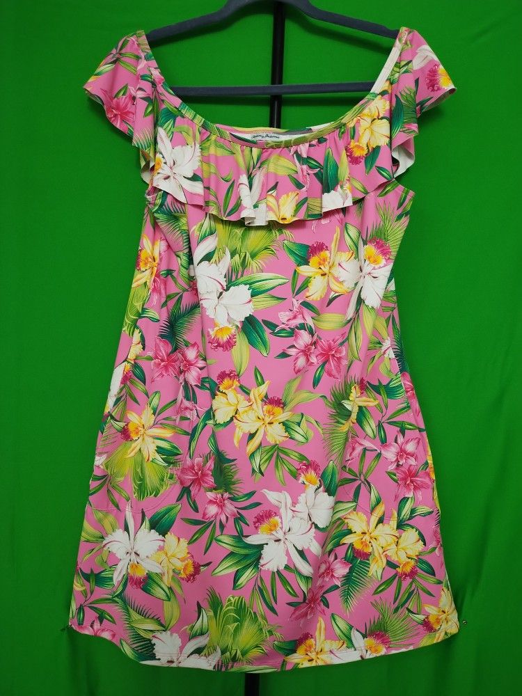 Tommy Bahama Off-the-shoulder Summer Dress