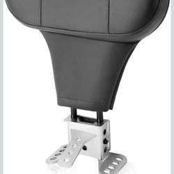 Eumti Adjustable Stitch Driver Rider Backrest Pad with Detachable Plug-In Mounting Kit For Harley Touring CVO Road King Street Glide Electra Glide Ult