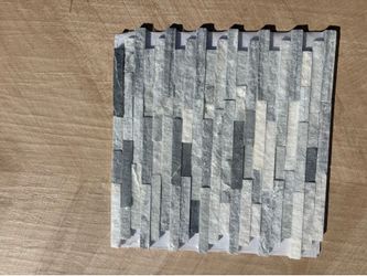 Textured mosaic marble tile split face
