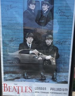 The Beatles London Palladium canvas