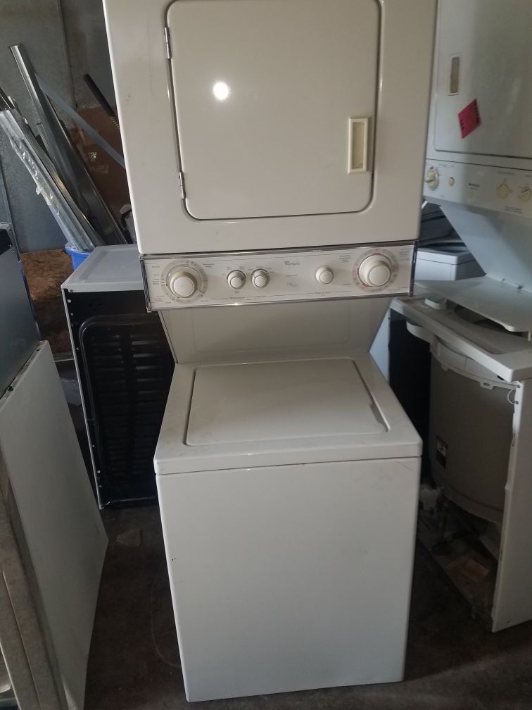 Whirlpool electric stack washer dryer combo