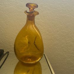 Blenko Or Carl Erickson Vintage Decanter