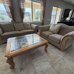 Sofa Loveseat Coffee Table Set