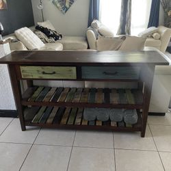 For Sale Solid Wood Buffet server Condensate Or TV Console Table