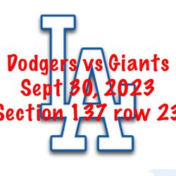 Dodgers Vs Giants