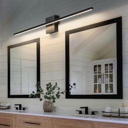 Black LED Vanity Light Bar, Bathroom Light 
