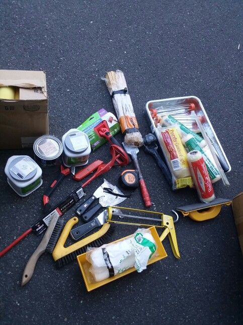 Painting Supplies And Tools