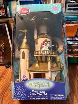 Vintage - Disney Store The Little Mermaid Castle Play Set. - New!