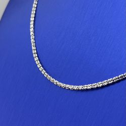 10kt White Gold Ice Chain 22” 2.5mm 10.30grams 159263 1