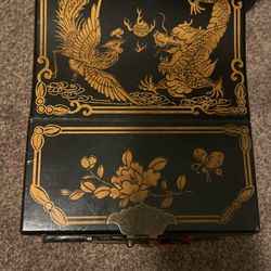Phoenix vs. Dragon jewelry Box