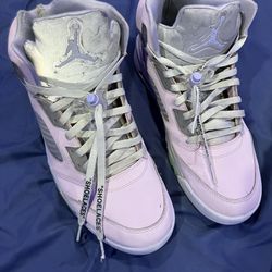 easter pink off white 5s