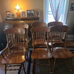6 Antique Chairs