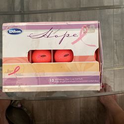 Wilson Breast Cancer Golf Balls 