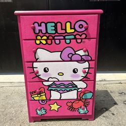 Solid Wood Hello Kitty Dresser Different Cartoon Character Available 