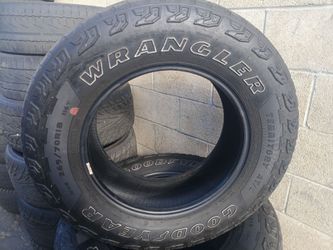 265/70R18 Goodyear Wrangler Tires (2)