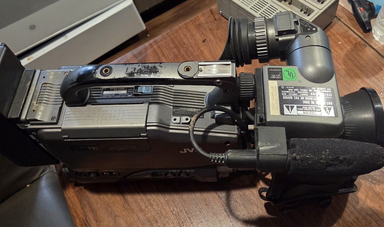 Professional Grade JVC Video Camera, Lens, Recorder, Microphone