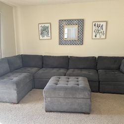 Sectional Couch - Gray Color