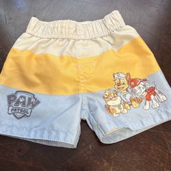 Paw Patrol Swim Trunks For Baby 12 Months