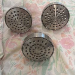 3 Brand-New Moen Showerheads – Brushed Nickel