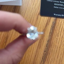 2ct Moissinite VVS1 Oval Cut Ring Wedding Ring Lab