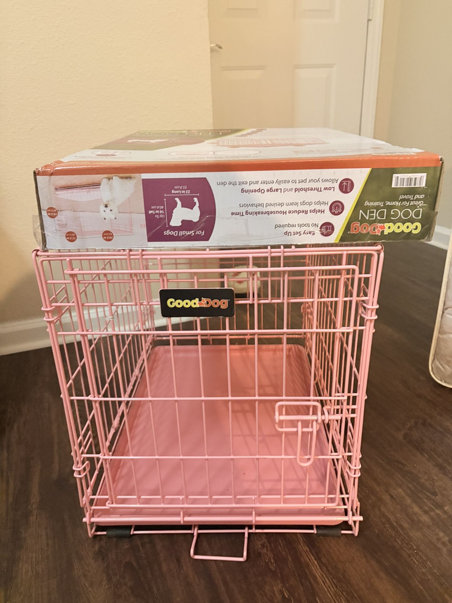 Pink Dog Cage