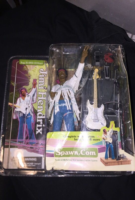 Jimi Hendrix Figure, Mcfarlane toys. NIB