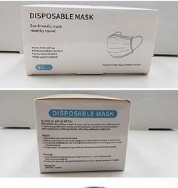 3 layer face mask get a box of 50 for $20