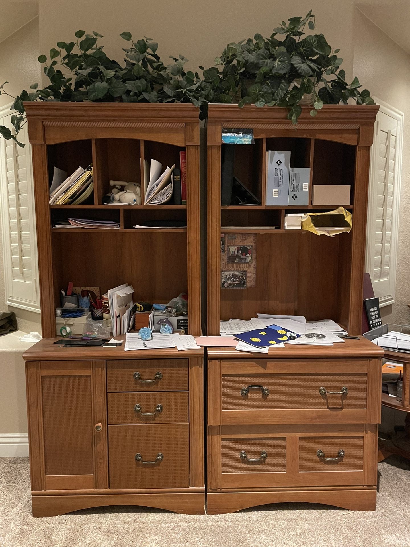 Office Desk And Cabinet 4 Piece $300 OBO