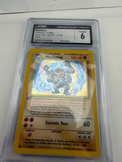 Machamp Pokémon (1999) Base Set - 1st Ed. - 8/102 Holo