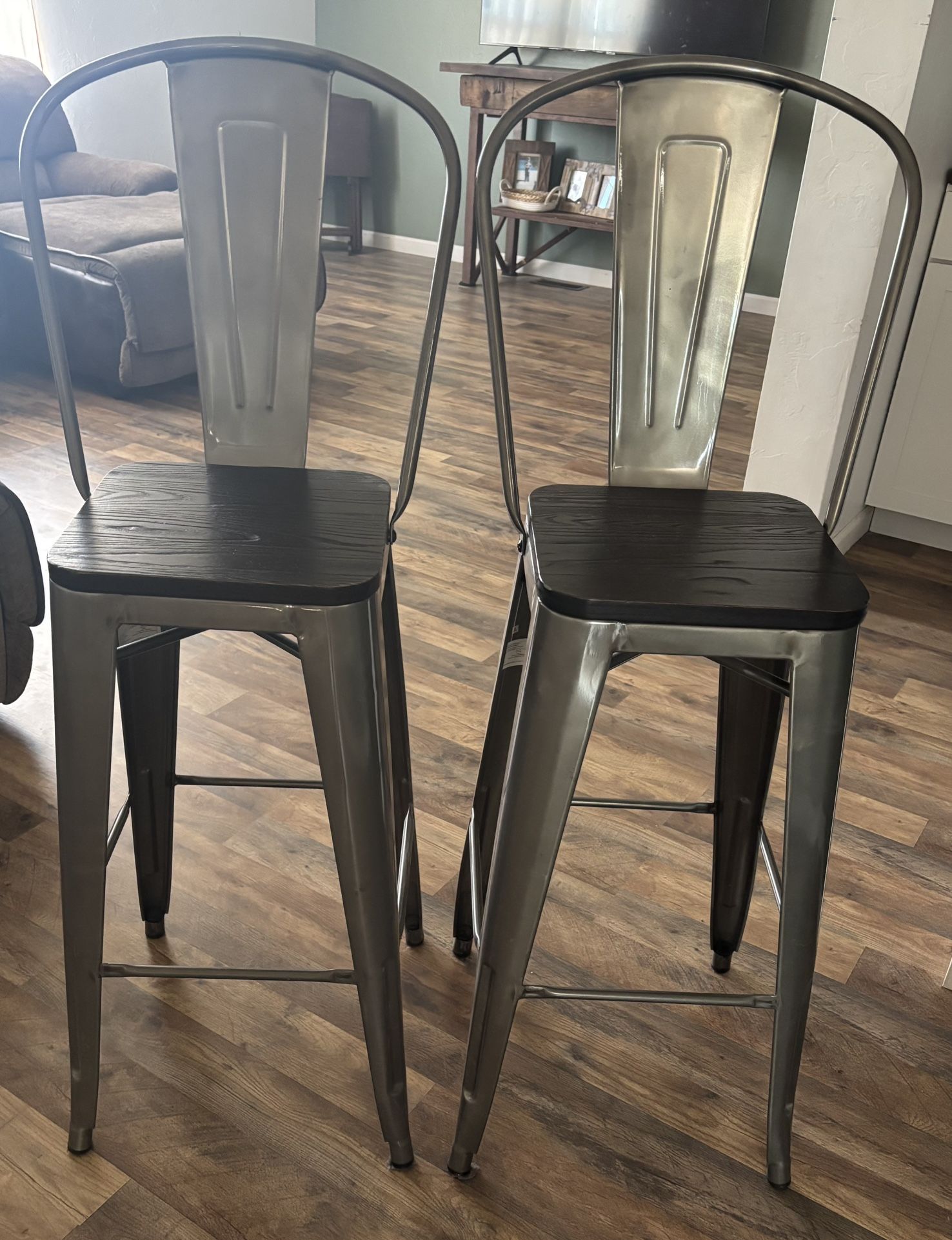 Galvanized Bar Stools