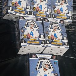 2025 Mosaic Football 5x Blaster Box & 1 Hanger Box! 6 Box Lot! New Factory Sealed! Stained Glass!?