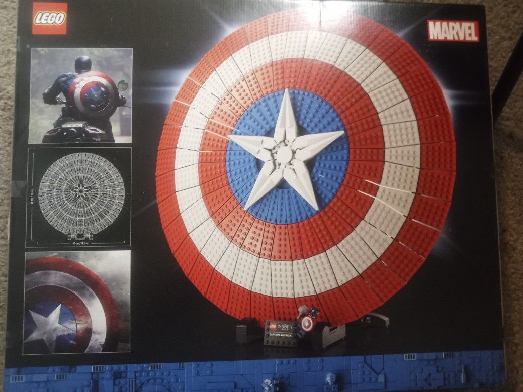 Marvel Captain America Lego Set 