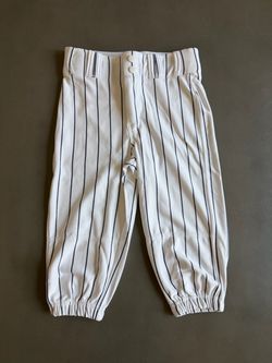 Navy Pinstripe Knickers Baseball Pants - Youth Medium