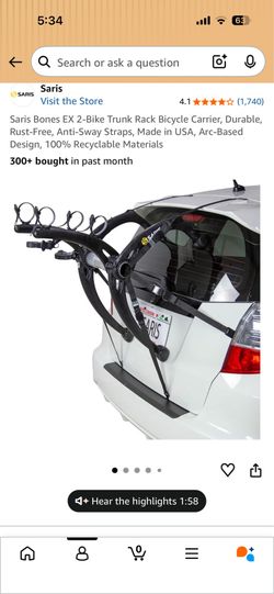 Saris Bones Ex Bike Rack