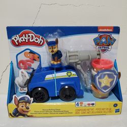 Play-Doh Paw Patrol Rescue Rolling Chase Toy Police Cruiser Figure Vehicle Set
