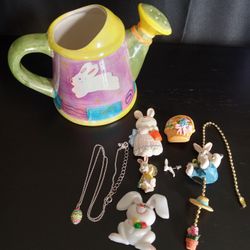 Easter Jewelry & Misc. 8 Pieces For $10 SEE DESCRIPTION AND PHOTOS 