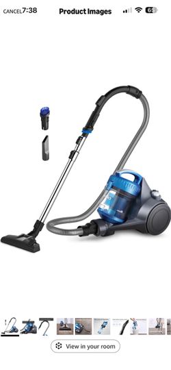 Eureka Canister Vacuum Cleaner with Attachments