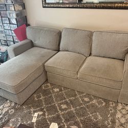 Sectional Couch with Storage – Needs Minor Repair