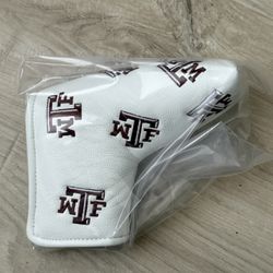 Brand New Putter Cover Magnet Closing  Funny Logo