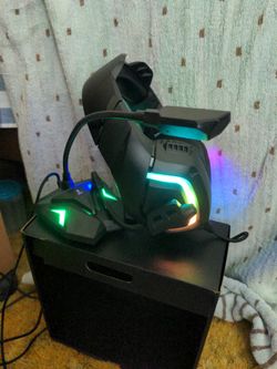 Bugha LED Gaming Headset + LED Microphone