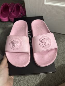 Girls’ Versace slides