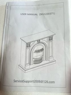 French carved fireplace mantel (fireplace not included )