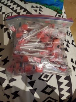 100 individually wrapped diposable oral swabs