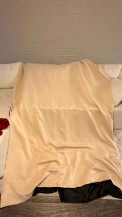 2 curtain panels with rods